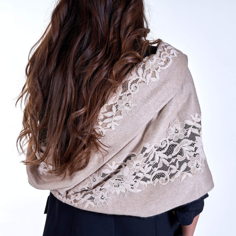 CASHMERE & LACE STOLE